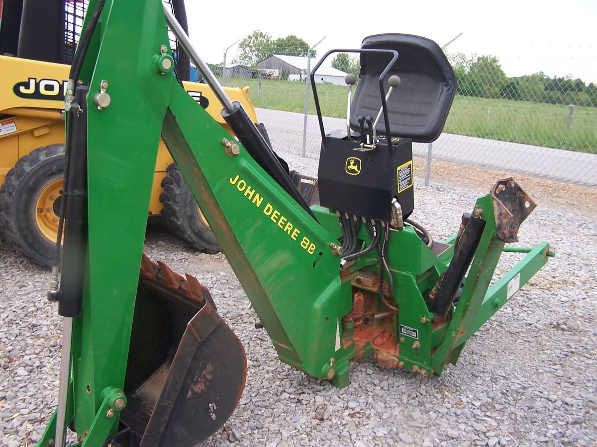 John Deere 8B Backhoe Attachment for Compact Tractor EXC ...