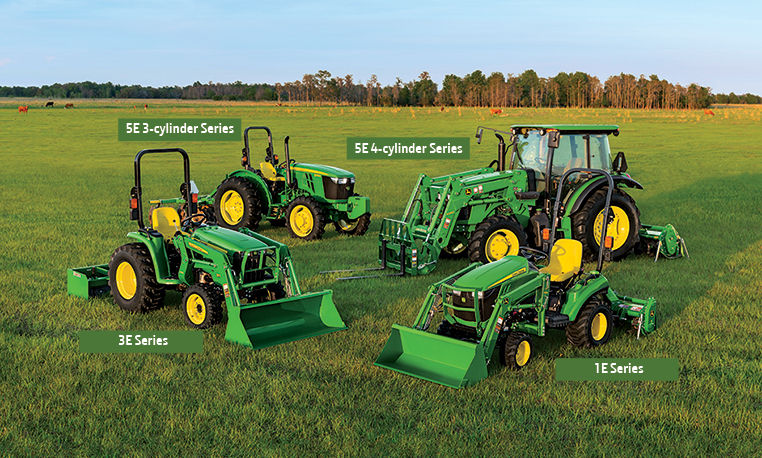 Compact and Utility Tractors | E-Series | John Deere US