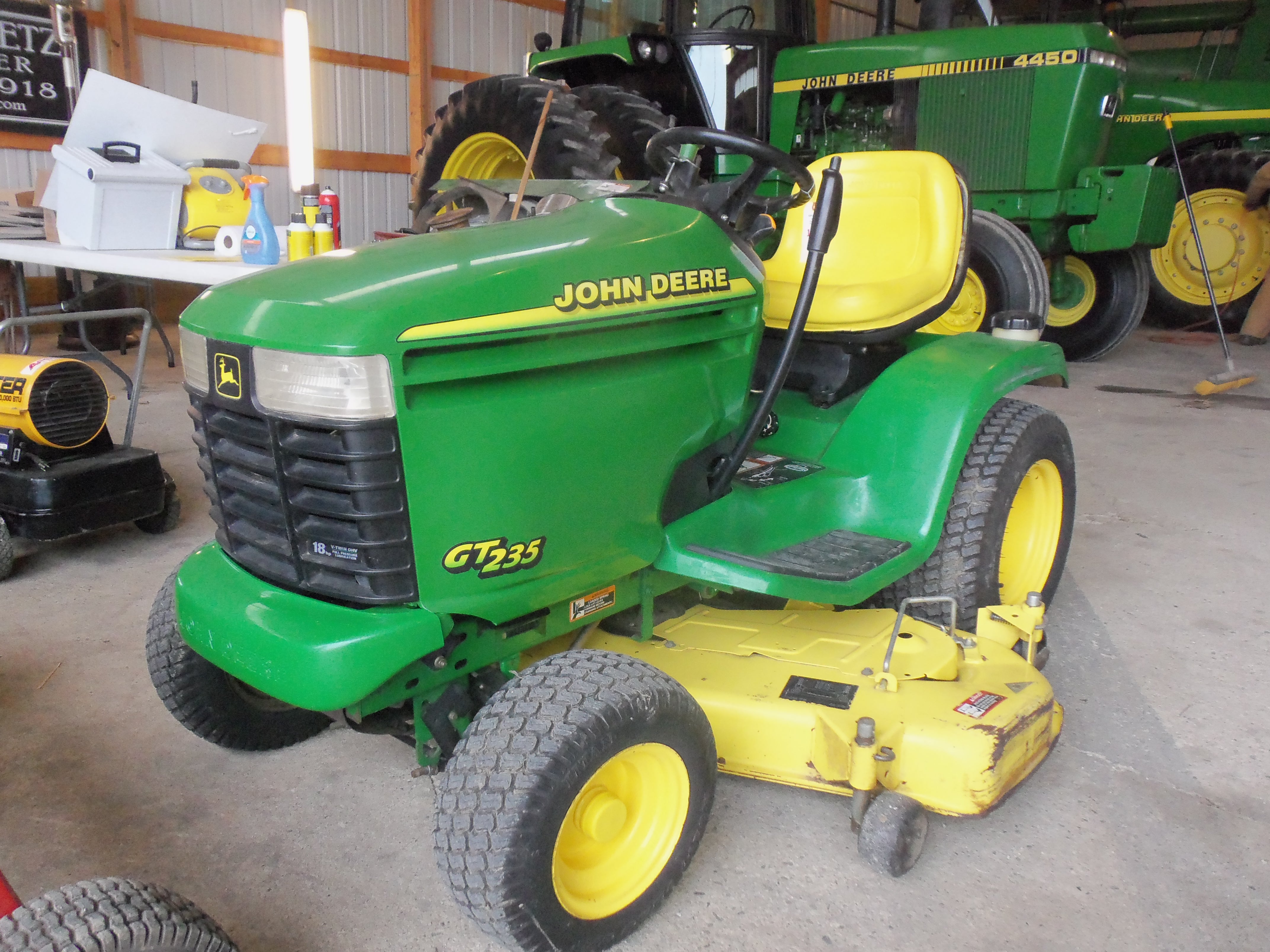 John Deere GT235 lawn & garden tractor | John Deere equipment | Pint ...