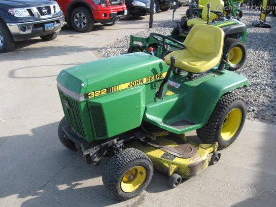 1989 John Deere 322 Lawn & Garden and Commercial Mowing - John Deere ...