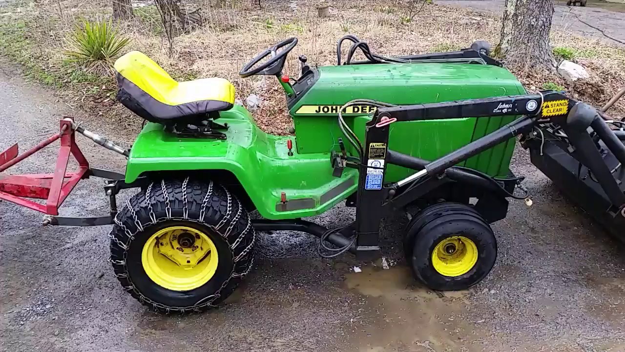 My john deere 430 diesel tractor - YouTube