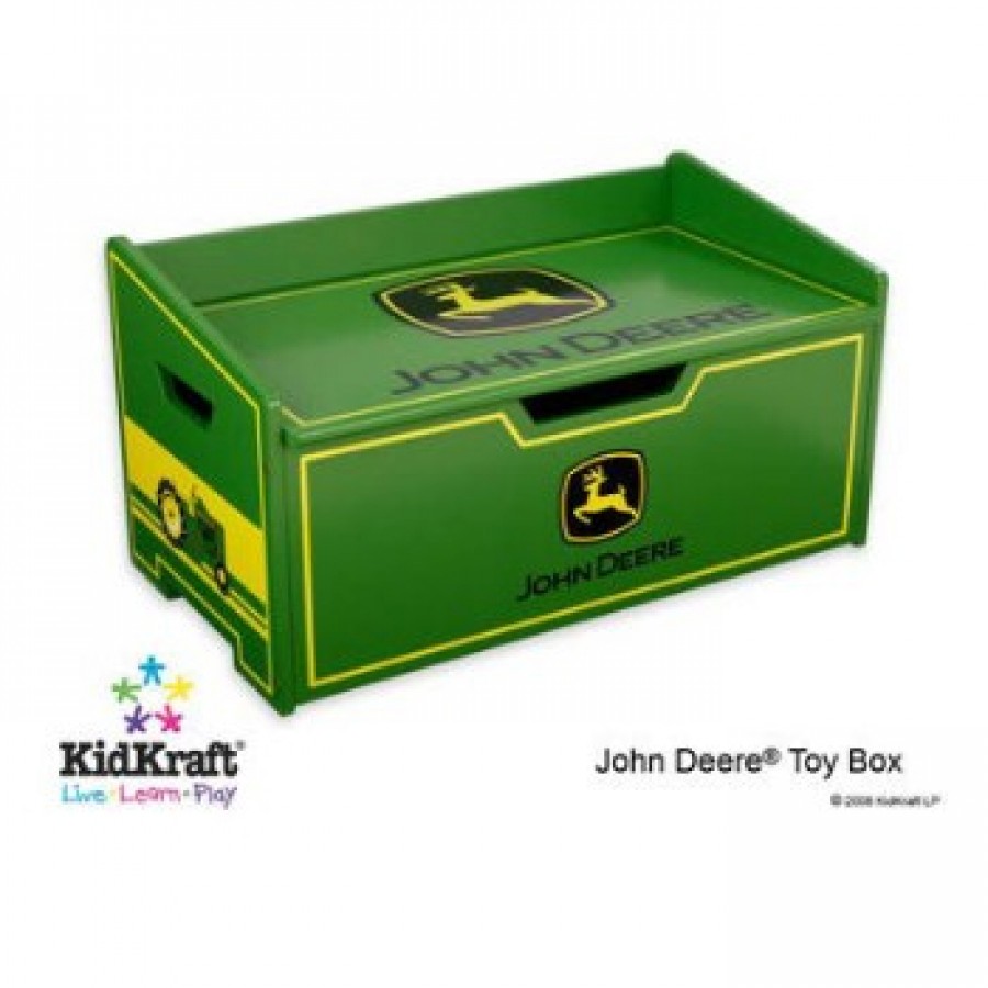 John Deere KidKraft Wooden Toy Box | RunGreen.com
