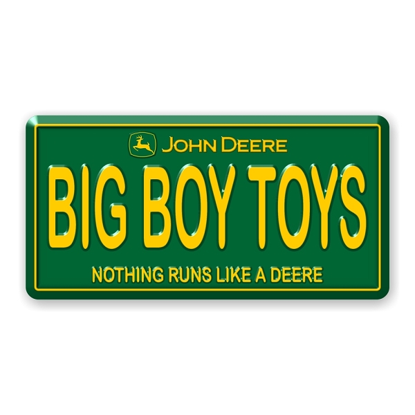 John Deere BIG BOYS TOYS Vinyl Decal / Sticker ** 4 Sizes