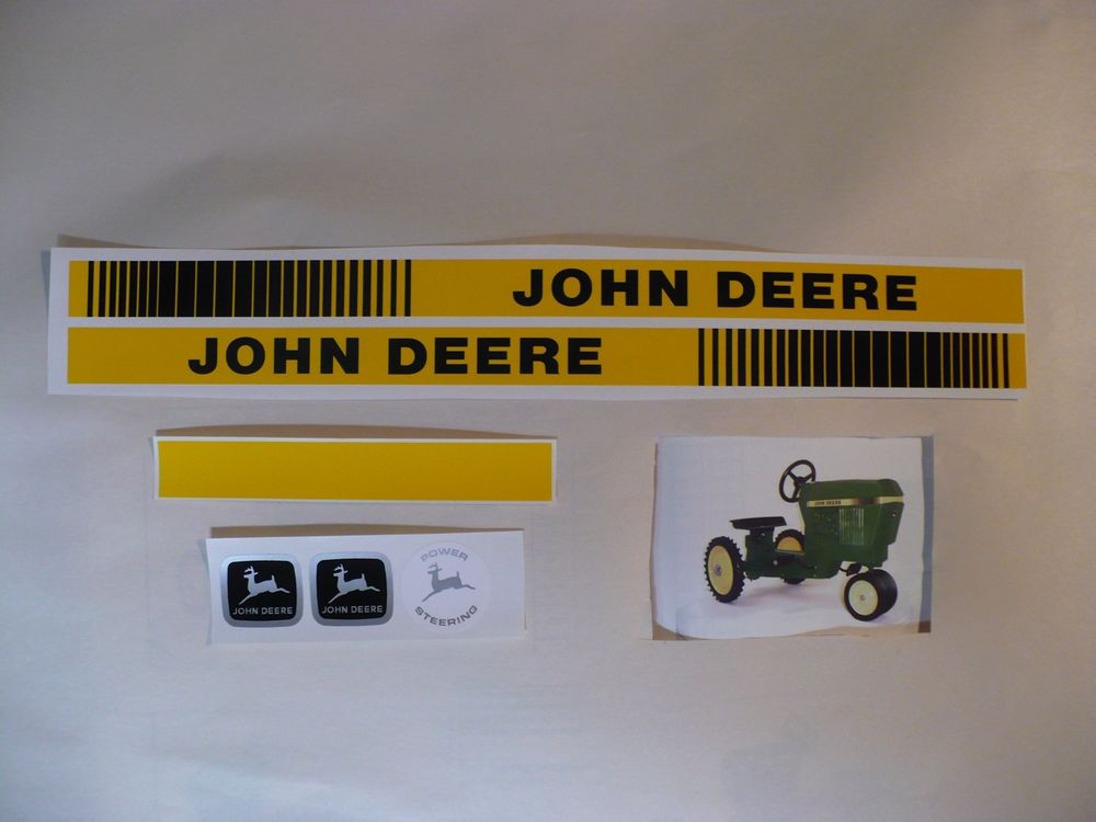 Decal Set Gen II 40 Series John Deere Toy Pedal Tractor ...