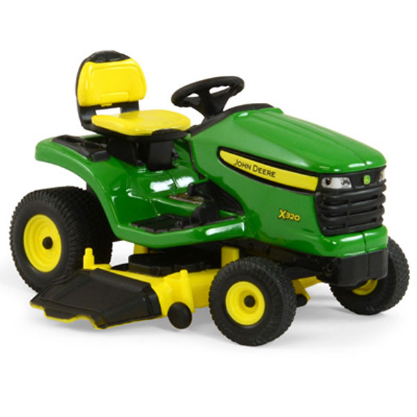 John Deere 1:16 scale Toy X320 Lawn Mower - TBE45484
