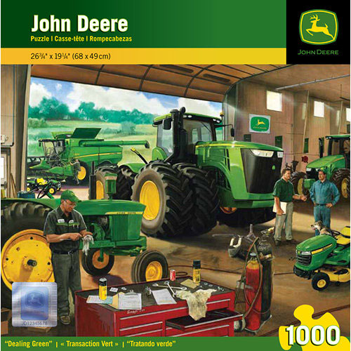 John Deere Dealing Green 1000 Piece Puzzle: 705988713033 ...