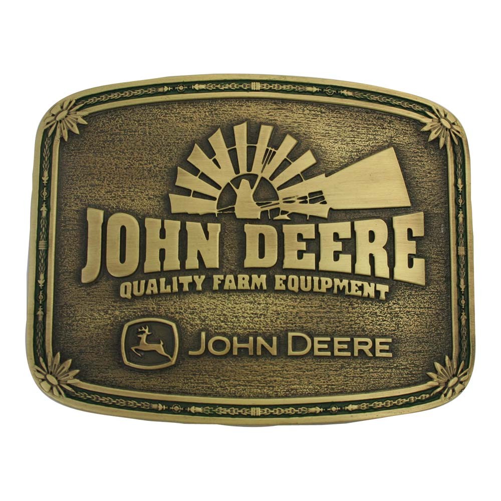 John Deere Windmill Heritage Attitude Belt Buckle (A184JDC ...