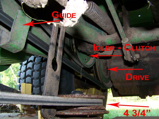 I can not find a belt diagram for my John Deere 112. I can