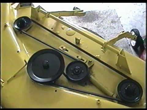 John Deere 316 Tractor Mowing Deck Belt Configuration ...