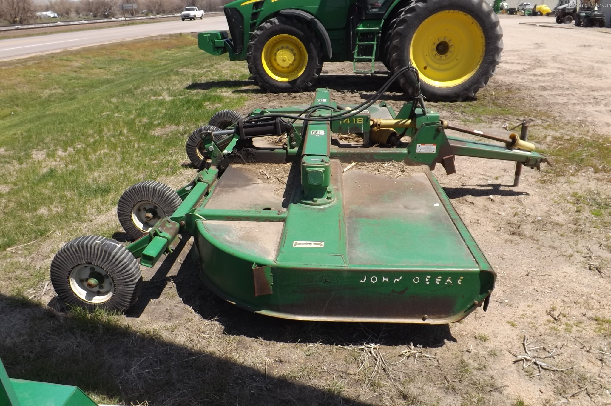 1993 John Deere 1418 PULL TYPE 14' SHREDDER Rotary Cutters ...