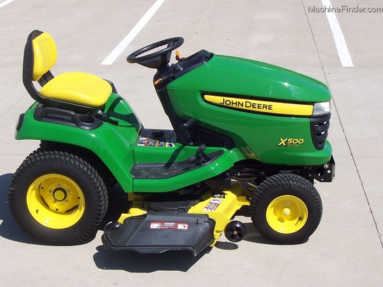 2007 John Deere X500 L&G tractor with 48X mower Lawn ...