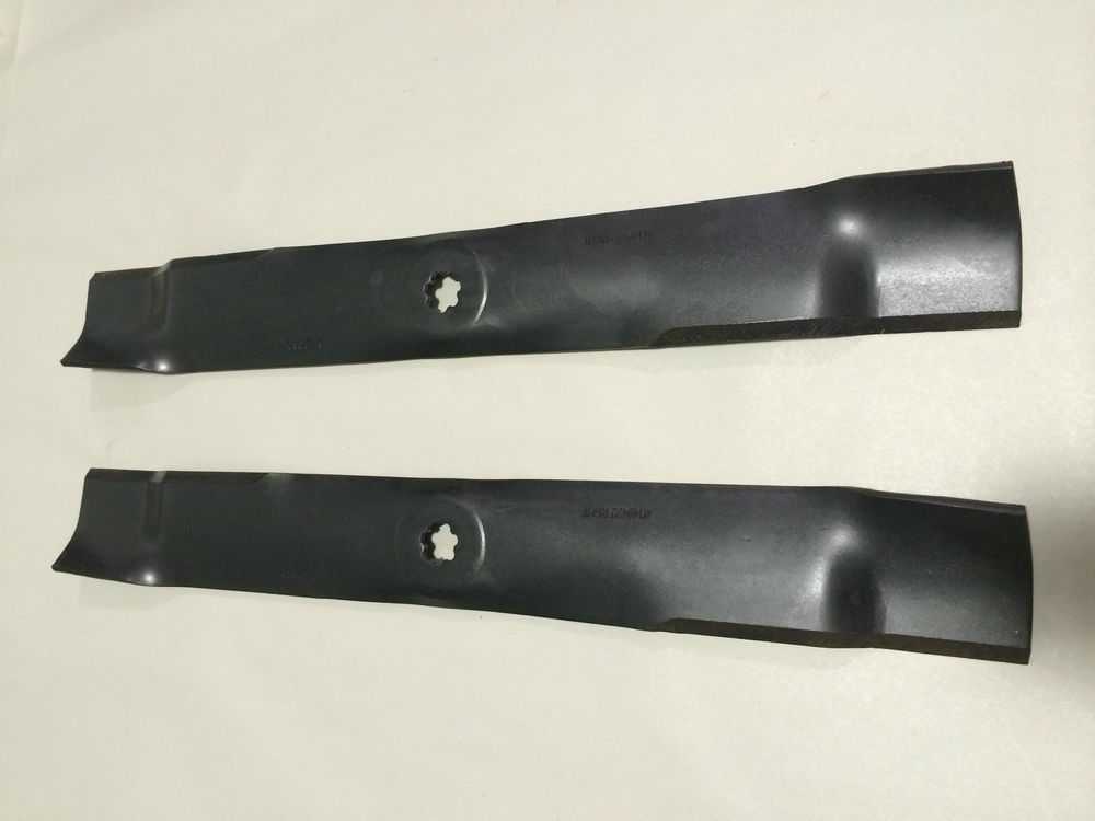 Pair 42 Mulching mower blades John Deere X300,X304,X310 ...