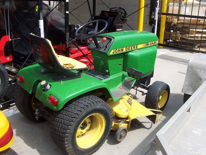 John Deere 317 L&G tractor with 48 mower Lawn & Garden and ...