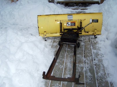 Used John Deere 48 Snow Blade / Snow Plow | eBay