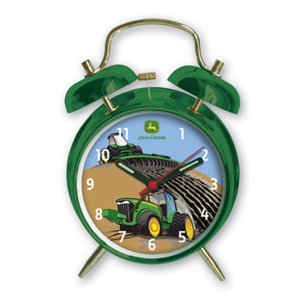 John Deere Johnny Tractor Twin Bell Alarm Clock - LP51448