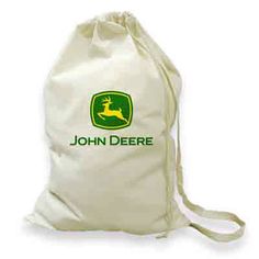 John Deere Trademark Canvas Laundry Bag