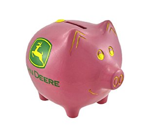 Amazon.com: John Deere Pink Piggy Bank: Toys & Games