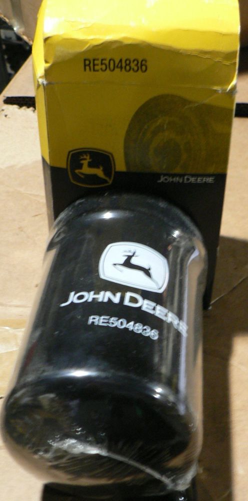 JOHN DEERE OIL FILTER RE504836 APPLICABLE TO: 670C 9970 ...