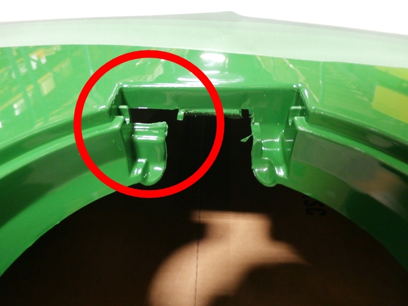 John Deere hood fuel door cowl set 4200 4210 4300 4310 ...