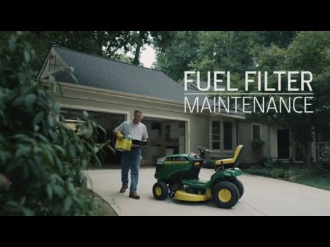 How To Change A John Deere Lawn Mower Fuel Filter | How To ...