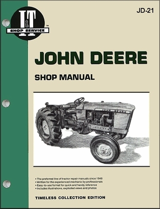 John Deere Farm Tractor Repair Manual by Clymer - 1010, 2010