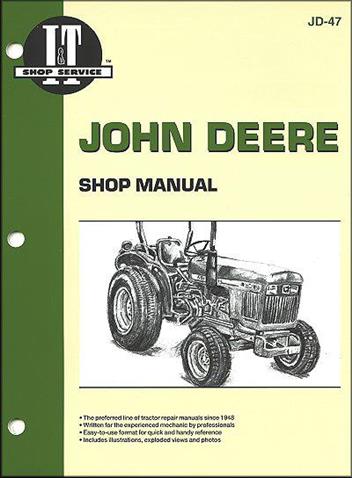 John Deere Farm Tractor Owners Service & Repair Manual ...