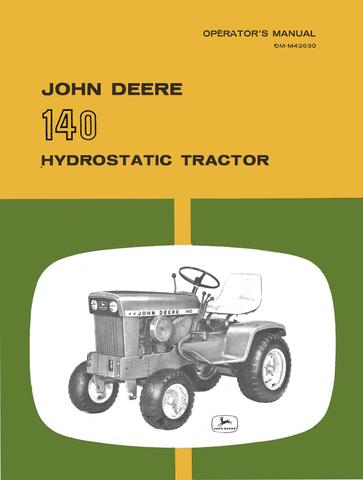 John Deere 110 and 112 Lawn and Garden Tractors - Operator ...