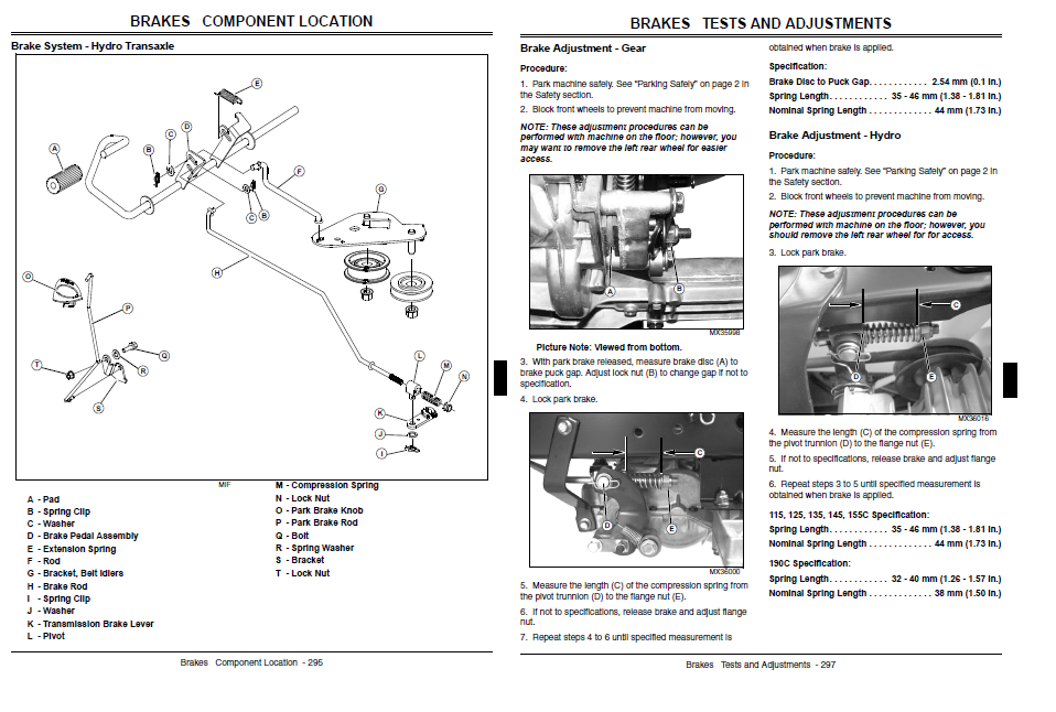 John Deere Repair Manual 102 115 125 135 145 155C 190C 1 ...