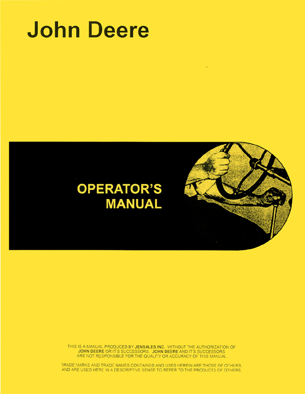 John Deere D Tractor Operators Manual