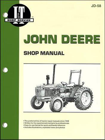 John Deere Farm Tractor Owners Service & Repair Manual ...