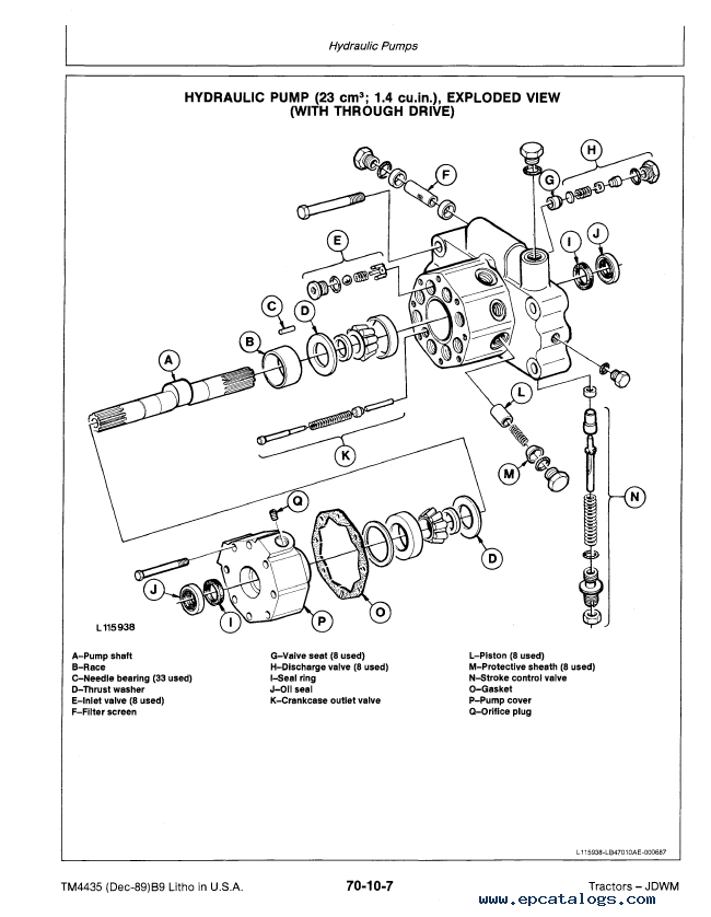 John Deere 2155, 2355N Tractors Repair TM4435 Technical ...