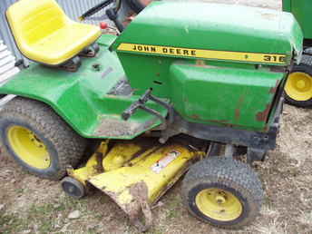Used Farm Tractors for Sale: John Deere 316 Lawn And ...