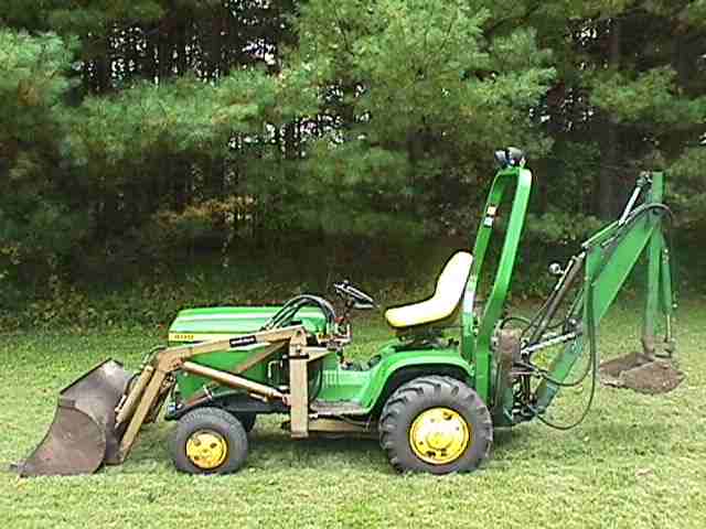 John Deere 400 Garden Tractor Backhoe Attachment | Car ...