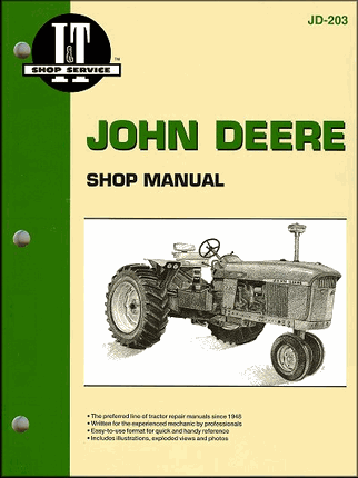 John Deere Tractor Repair Manual by Clymer