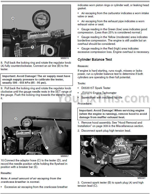 John Deere 5220 5320 5420 5520 Repair Manual [Tractor ...