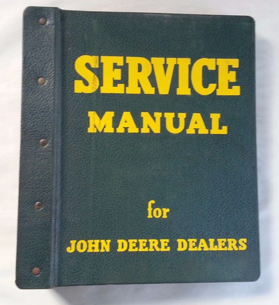 1953 JOHN DEERE 60 SERIES TRACTOR SERVICE MANUAL / WITH ...