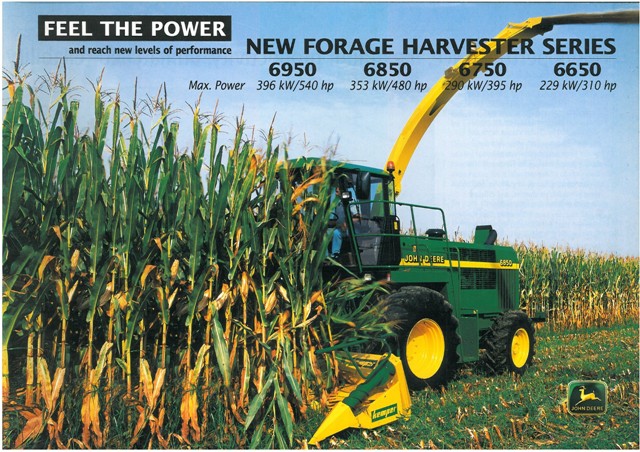 John Deere New Forage Harvester 6950 6850 6750 6650 Brochure