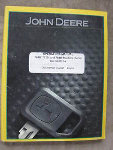 John Deere 7610 7710 7810 Tractor operators Manual JDG1 ...