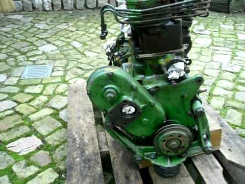 4-Zylinder Motor John Deere Lanz 300 - YouTube