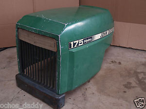 JOHN DEERE RIDING LAWN TRACTOR HOOD w/ GRILLE HYDRO 160 ...