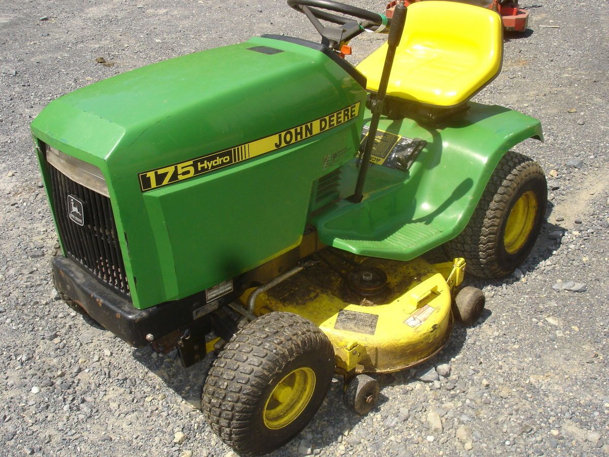 USED JOHN DEERE 175 HYDRO LAWN TRACTOR ENGINE IS LOCKED ...