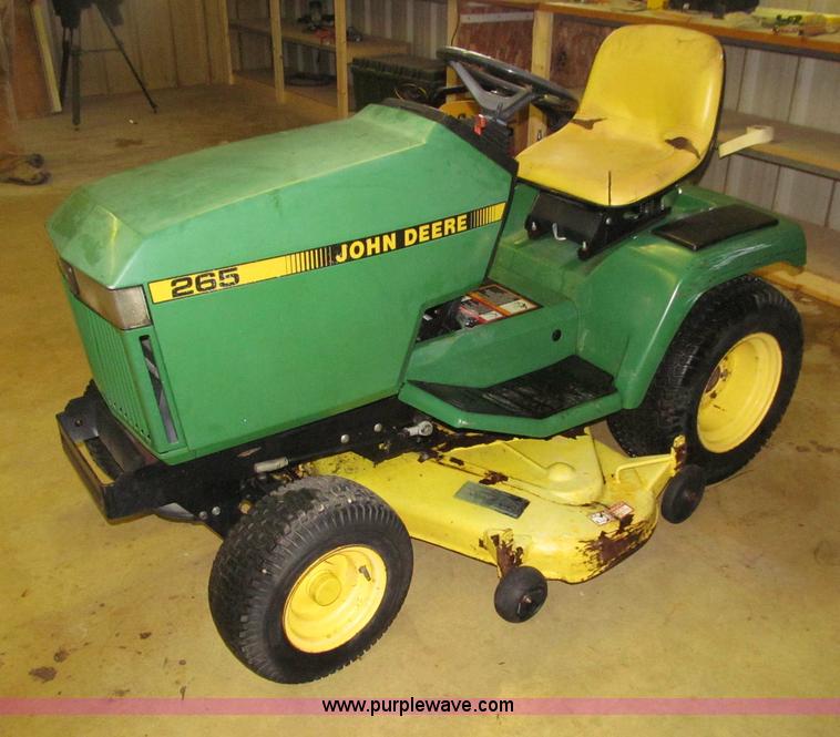 John Deere 265 mower | no-reserve auction on Wednesday ...