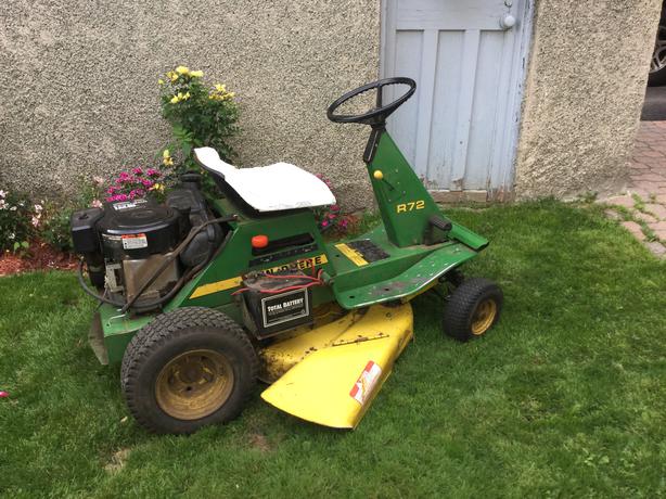 John Deere riding mower, 30 Central Ottawa (inside ...