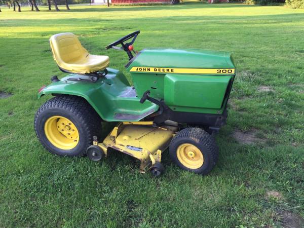 John Deere lawn tractor 300 - $1000 (birch run) | Garden ...