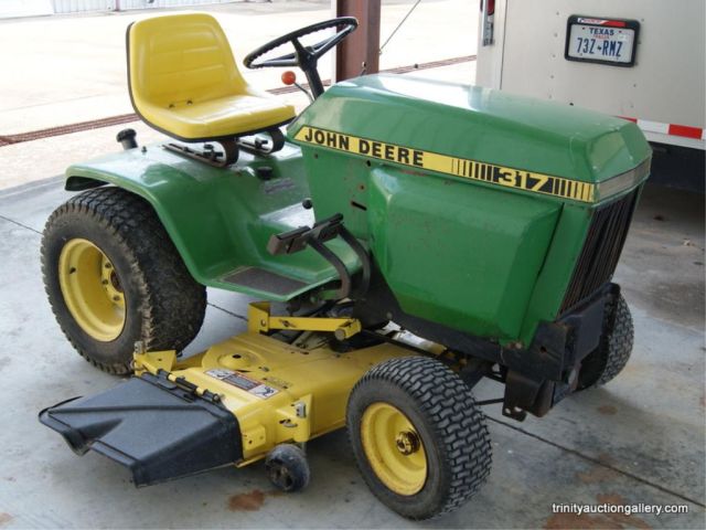 What is the best John Deere 317 Garden Tractor?