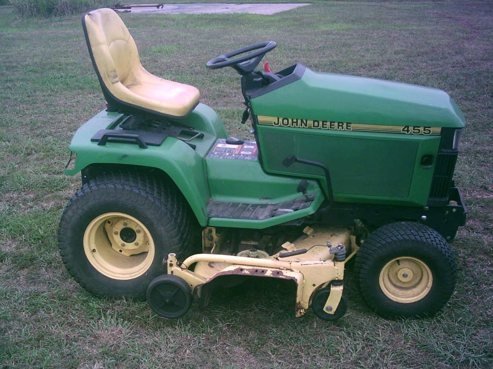 John deere 455 diesel lawn and garden tractor with 60 ...