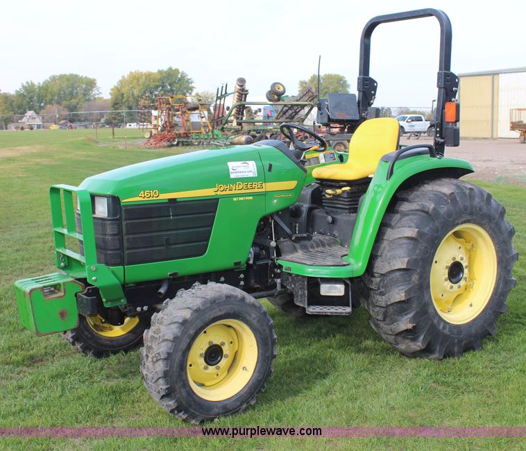 2002 John Deere 4610 MFWD tractor | no-reserve auction on ...