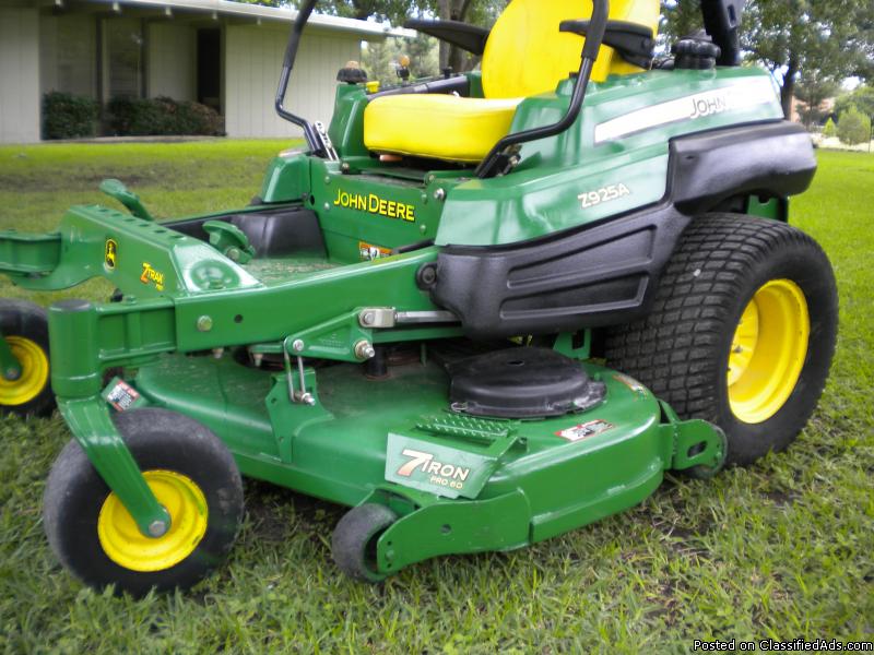 USED JOHN DEERE Z925A 60 INCH ZTR MOWER 2427093 - best ...