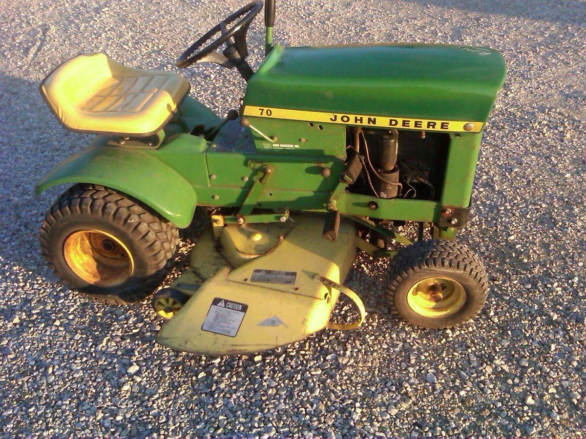 John Deere 70 lawn tractor | John Deere equipment ...