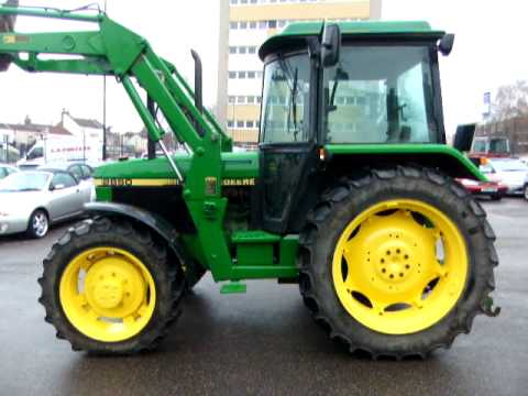 John Deere 2850 tractor with JD 245 Loader - YouTube